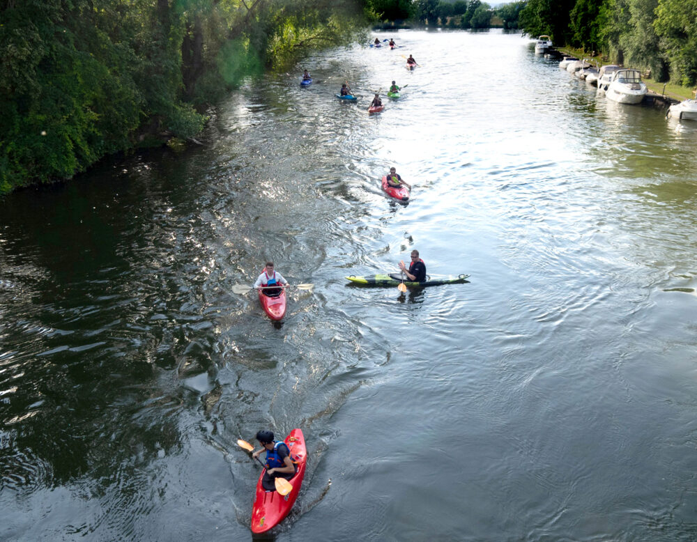 Paddeln auf der Regnitz